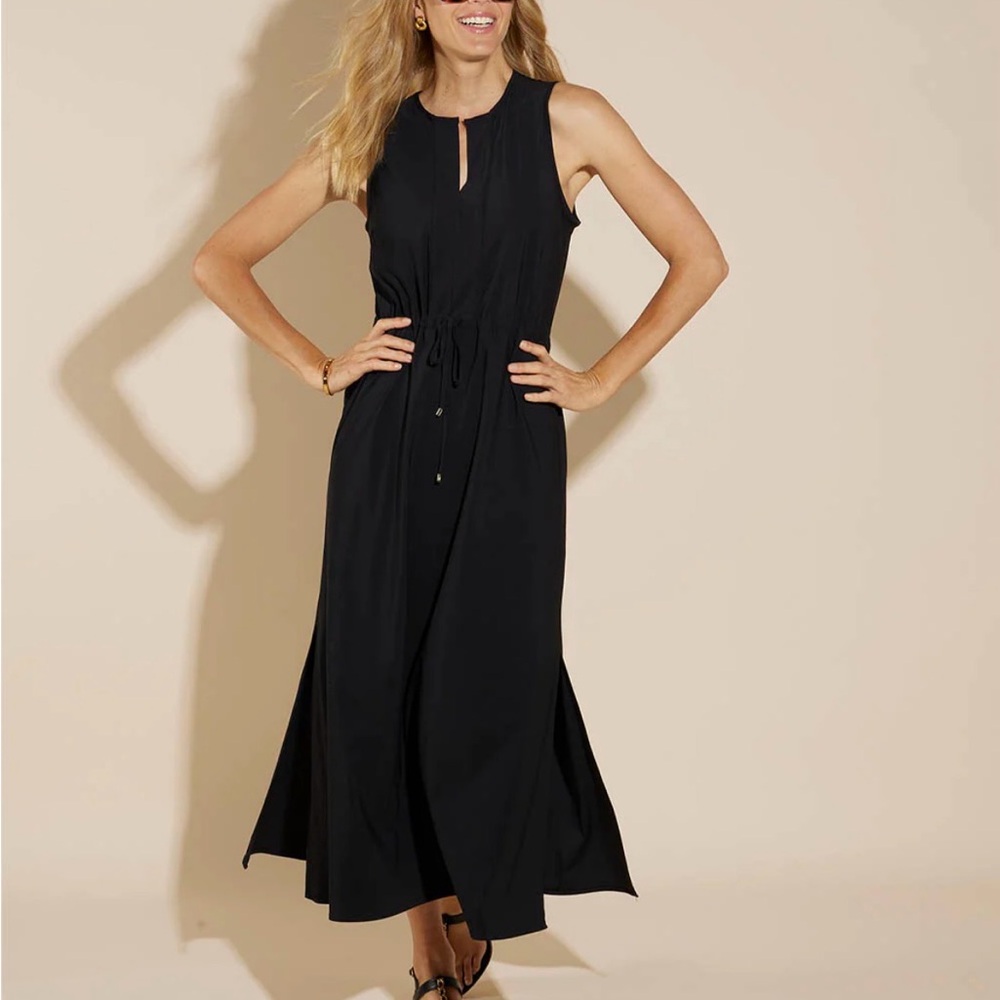 Jude Connally Bebe Jude Cloth Black Dress Sz M NWT - Picture 2 of 12